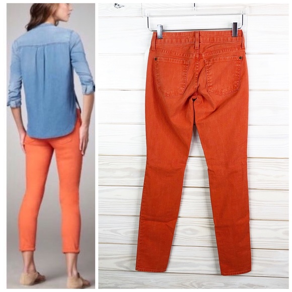Vince Skinny Jeans Slim Legging Tomato Size 24 New - Picture 2 of 8